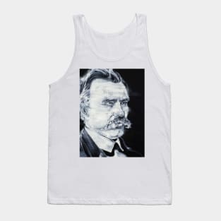 FRIEDRICH NIETZSCHE acrylic portrait Tank Top